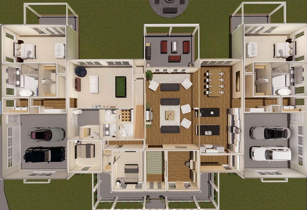 multi-family house plan