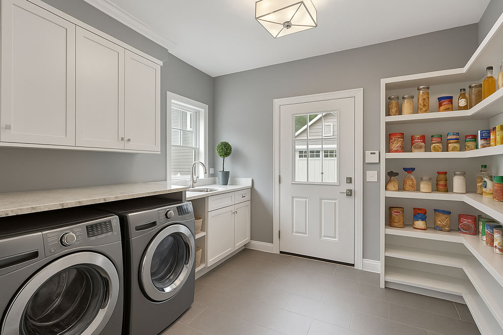 Combined Laundry and Pantry Rooms Are Here: Space-Saving Design for Small Homes