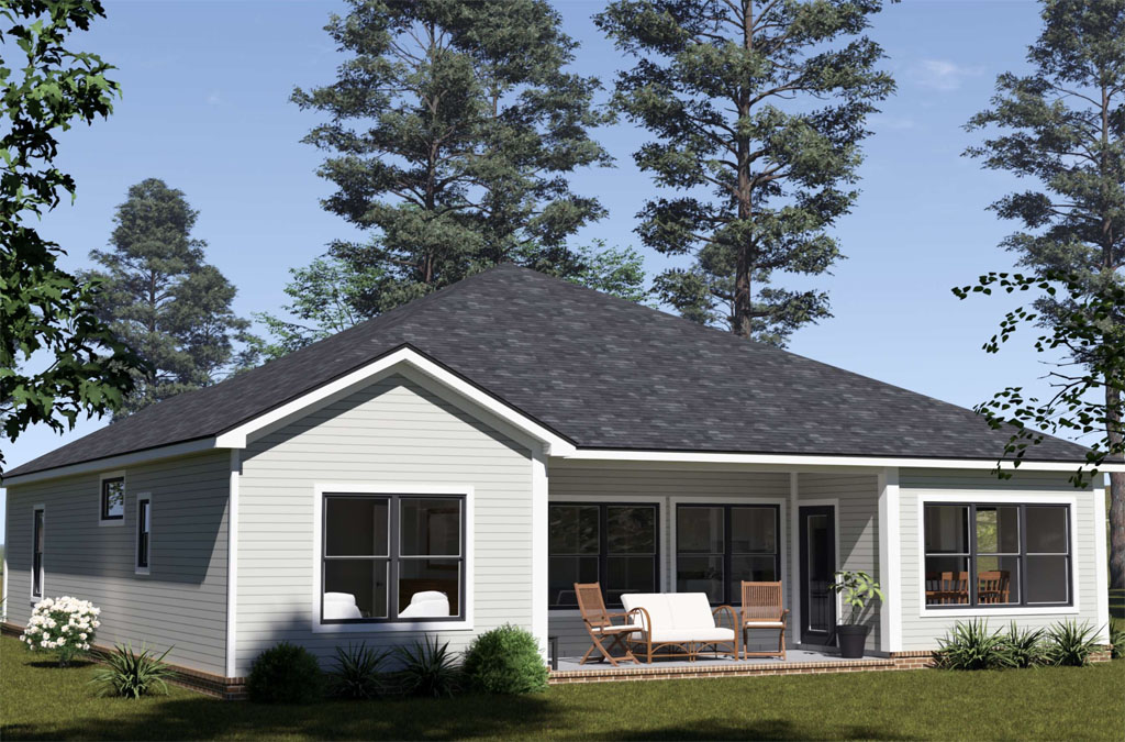 timberline park #24622 rear of home