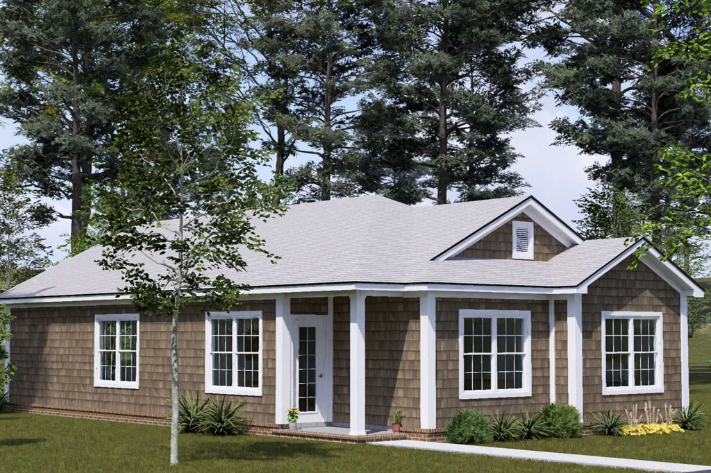 Foxglove Hollow Plan #24645: An Affordable 3 Bedroom House Plan Built for Spec Builders and First-Time Buyers