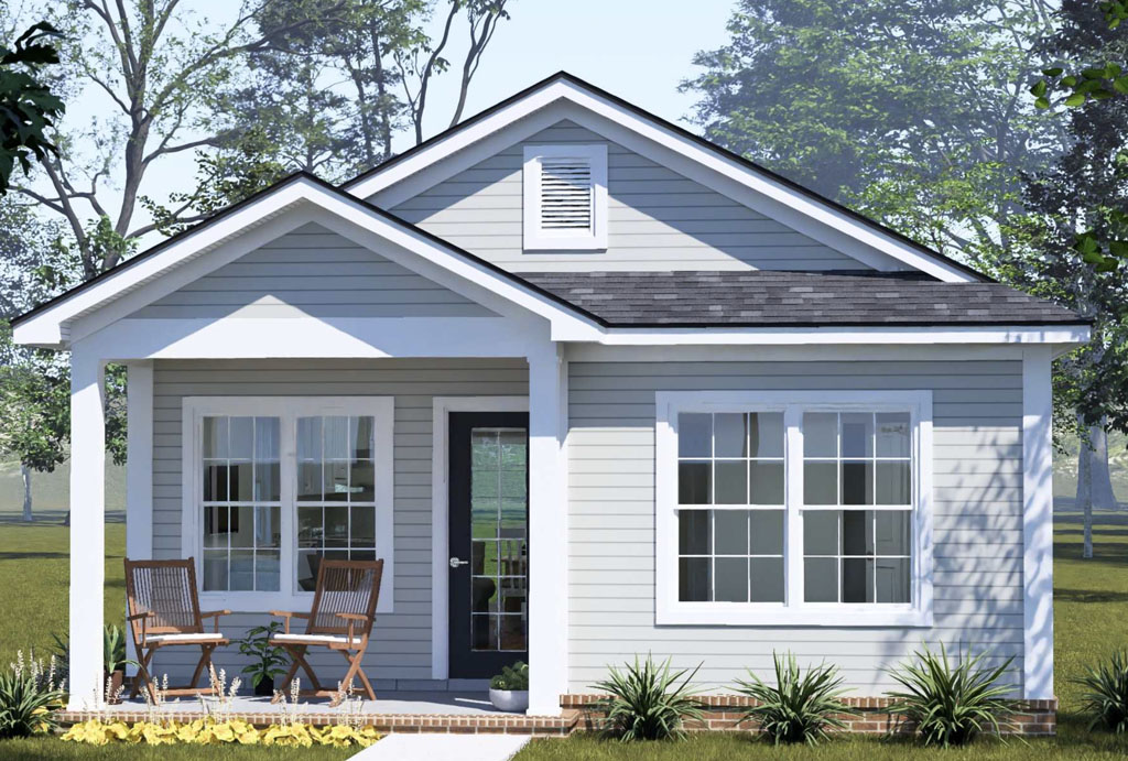 Oakmere Plan #24662: A 2 Bedroom Tiny Home Plan Built for ADU Builds, Affordable Housing, and Smart Investors